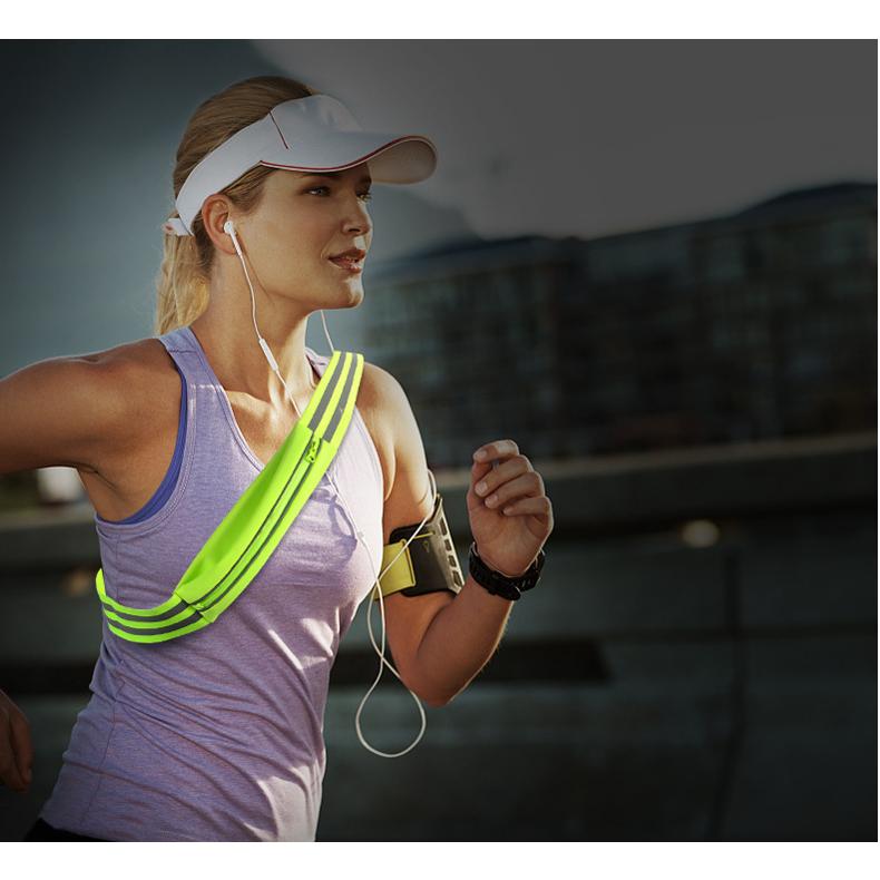 ランニングウエストポーチリフレクター  反射材 2WAYタイプ マラソン  ショルダーポーチ ジョギング 揺れない 軽量モデル フィットモデル ウエストポーチ |  | 11