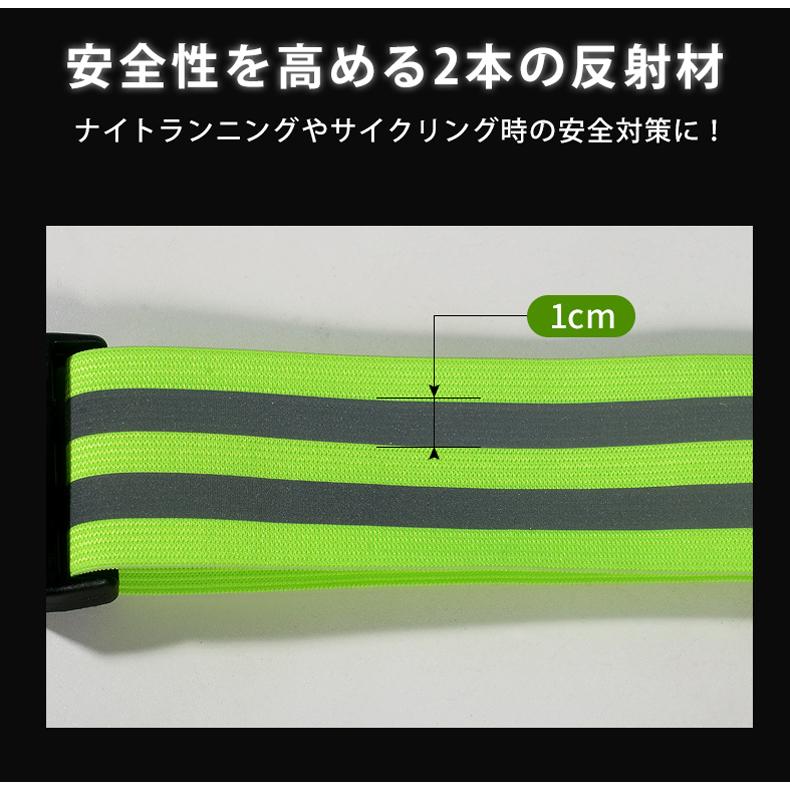 ランニングウエストポーチリフレクター  反射材 2WAYタイプ マラソン  ショルダーポーチ ジョギング 揺れない 軽量モデル フィットモデル ウエストポーチ |  | 08