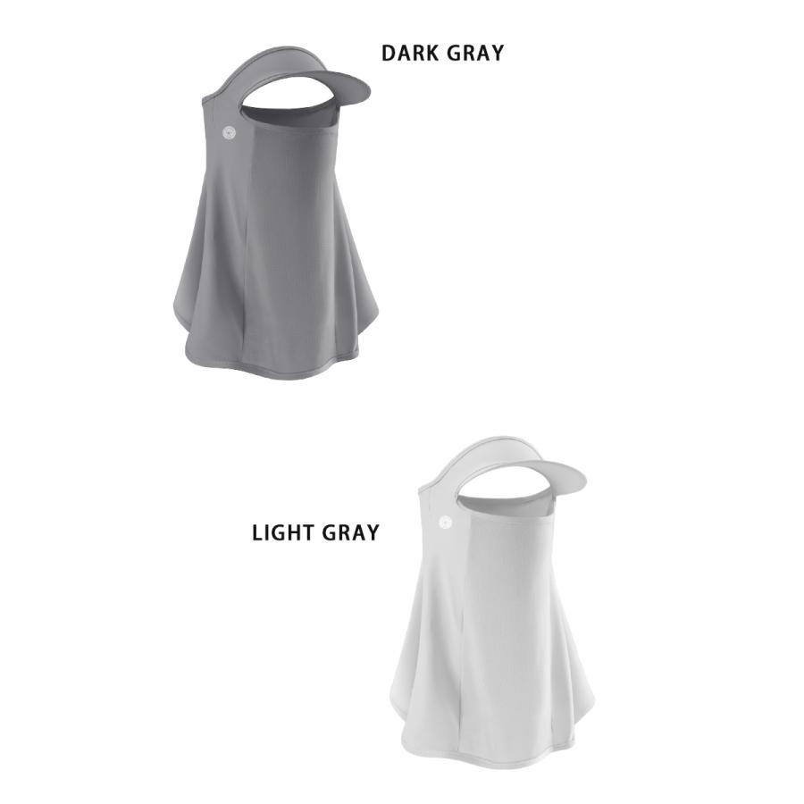 ひんやり 接触冷感 フェイスカバー  UPF50 夏 ランニングキャップ 帽子 サンバイザー フェイスマスク ジョギング 紫外線対策　日焼け防止　レディース |  | 16