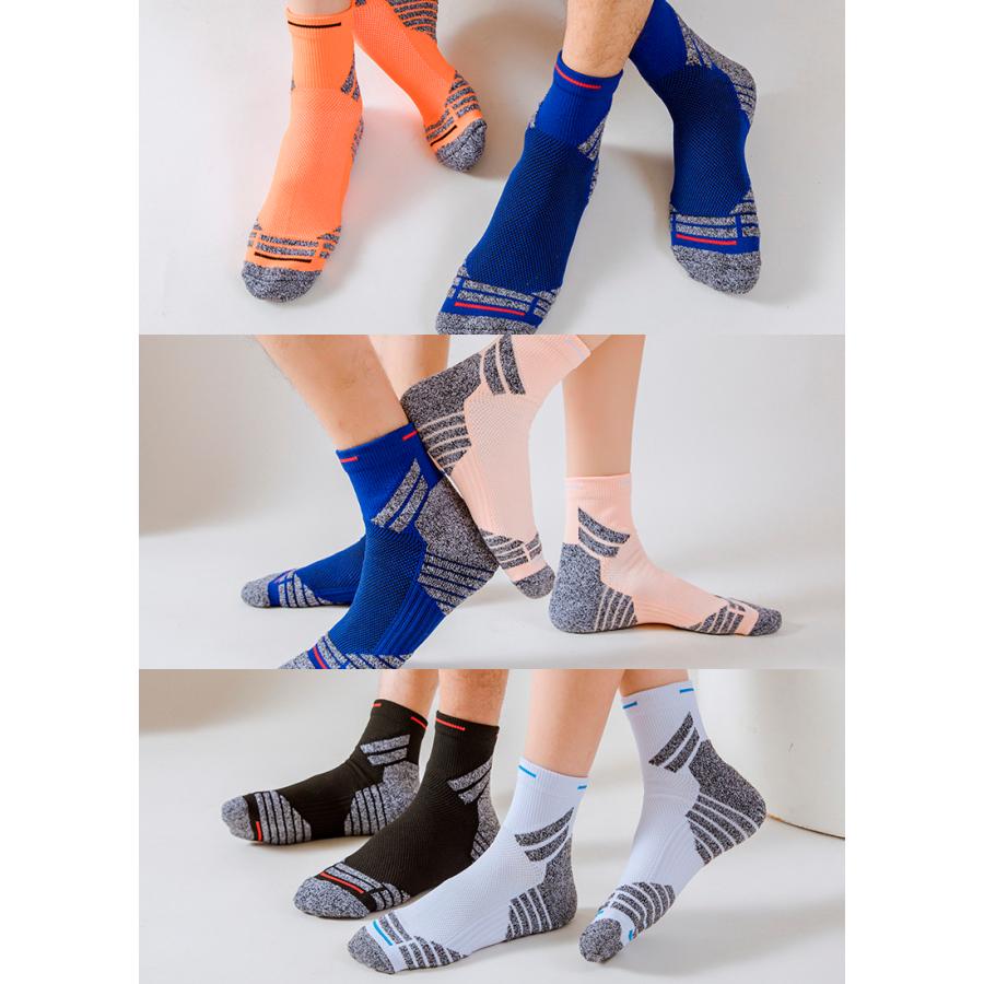 【3足セット】 ランニングソックス　ミディアム丈　通気性　ランニングウェア　メッシュ　靴ズレ予防　靴下　スポーツウェア メンズ　レディース |  | 10