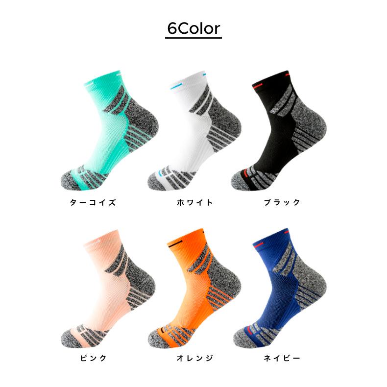 【3足セット】 ランニングソックス　ミディアム丈　通気性　ランニングウェア　メッシュ　靴ズレ予防　靴下　スポーツウェア メンズ　レディース |  | 01