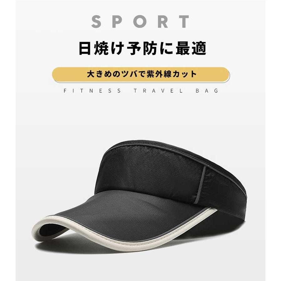 メッシュスポーツバイザー　日よけ　ランニング　ジョギング キャップ　アウトドア　観戦 サンバイザー　帽子　速乾　通気性 メンズ　レディース　9カラー |  | 01