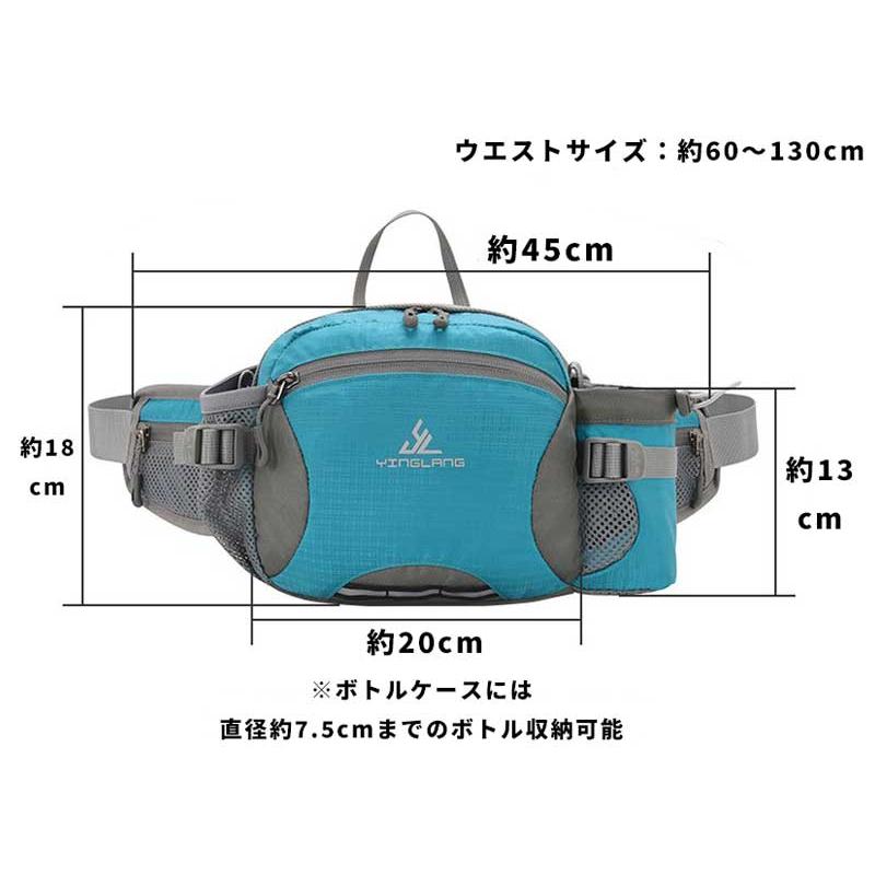 3WAY　YINGLANG ランニングポーチ　スポーツ　アウトドア 　ウオーキング　ウエストポーチ 　ショルダーバック　ハンドバッグ　防水  スマートフォン |  | 04