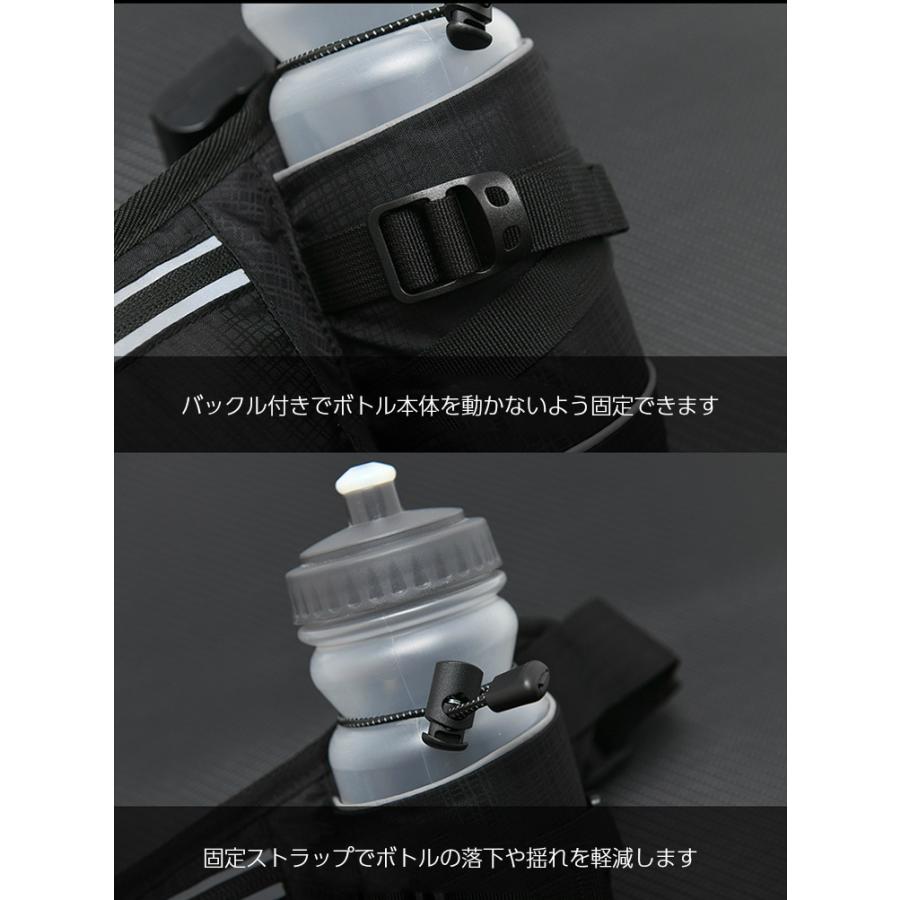 LUHU ランニング マラソン 給水ポケット付き ウエストバック 揺れにくい ボトルポーチ 軽量モデル フィットモデル ランニングポーチ ウエストポーチ 防水 |  | 14