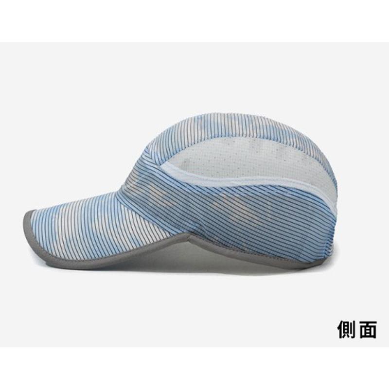 ランニングキャップ　ペイントデザイン反射ロゴ 飛ばない  UVカット 撥水加工 サイドメッシュ ジョギング 日よけ帽子　速乾　通気性 メンズ　レディース　軽量 |  | 10