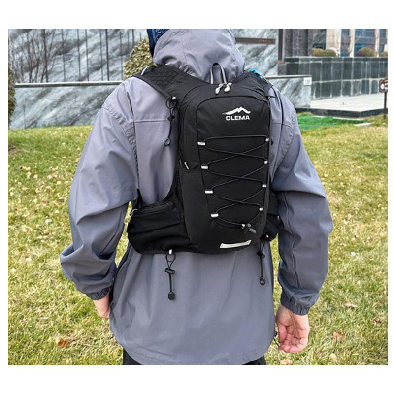 バックパック　12L　スポーツ　OLEMA　アウトドア　サイクリング　トレッキング　給水 ボトルケース リュック　メンズ　レディース　軽量タイプ　リフレクター　 |  | 12