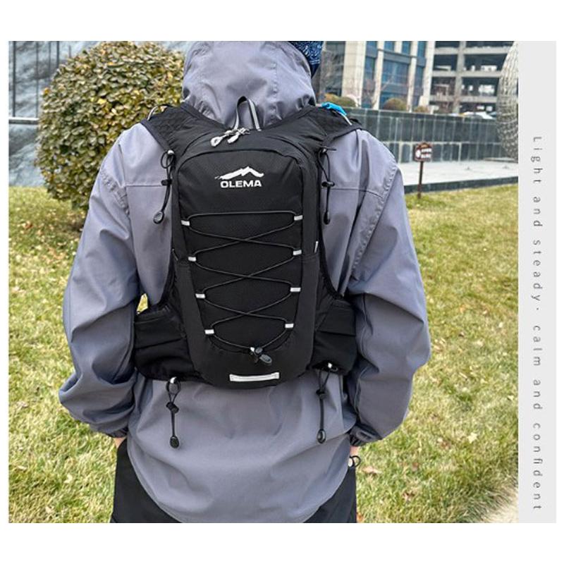バックパック　12L　スポーツ　OLEMA　アウトドア　サイクリング　トレッキング　給水 ボトルケース リュック　メンズ　レディース　軽量タイプ　リフレクター　 |  | 13