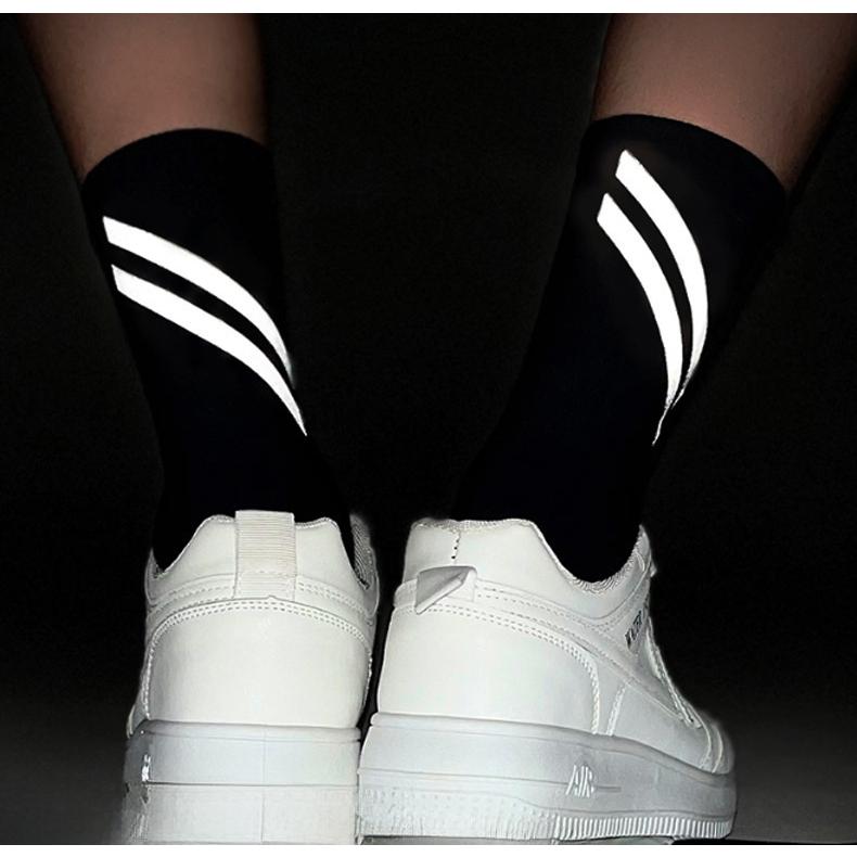 ランニングソックス 2足セット ミディアム丈 コンプレッション設計 滑り止めゴム付き リフレクター付き 通気性メッシュ 靴ズレ予防 メンズ レディース スポーツ |  | 13