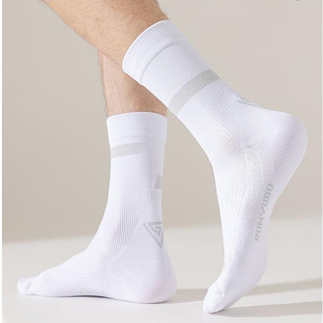 【3足セット】 ランニングソックス　春夏秋用　RUNYUBO　ミディアム丈　通気性　ランニングウェア　メッシュ　靴ズレ予防　靴下　スポーツウェア リブ編み |  | 11