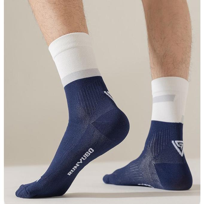 【3足セット】 ランニングソックス　春夏秋用　RUNYUBO　ミディアム丈　通気性　ランニングウェア　メッシュ　靴ズレ予防　靴下　スポーツウェア リブ編み |  | 14