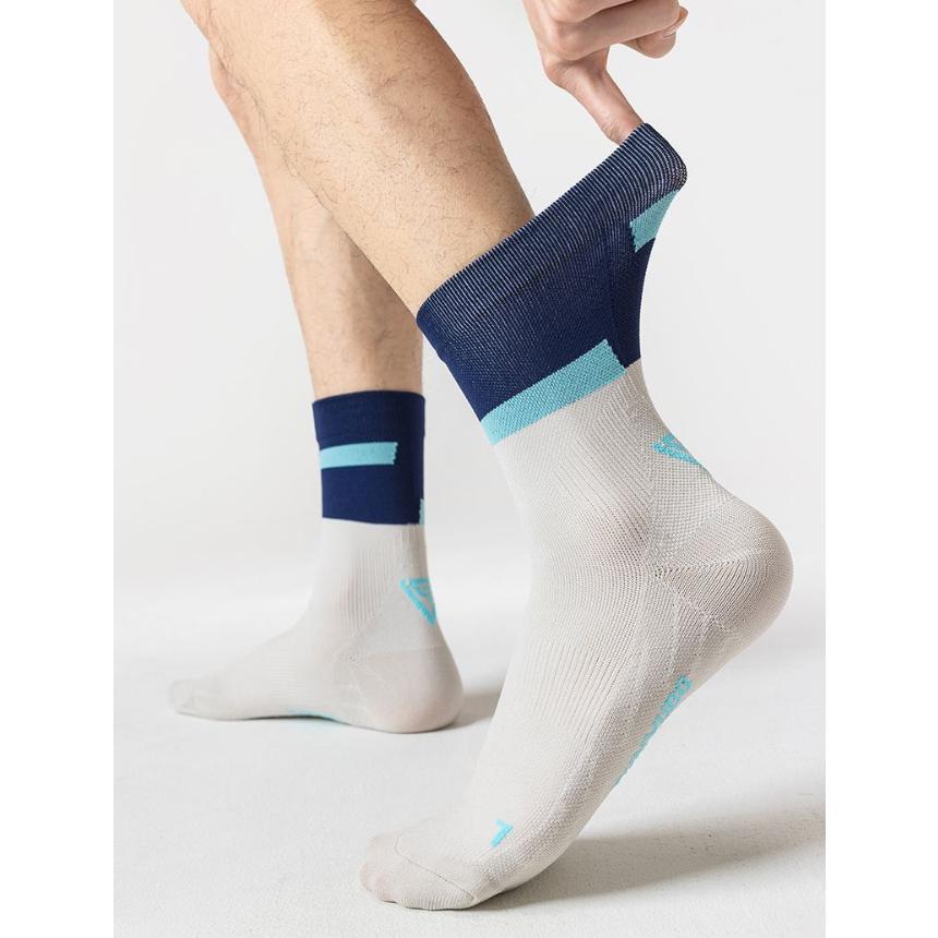 【3足セット】 ランニングソックス　春夏秋用　RUNYUBO　ミディアム丈　通気性　ランニングウェア　メッシュ　靴ズレ予防　靴下　スポーツウェア リブ編み |  | 15