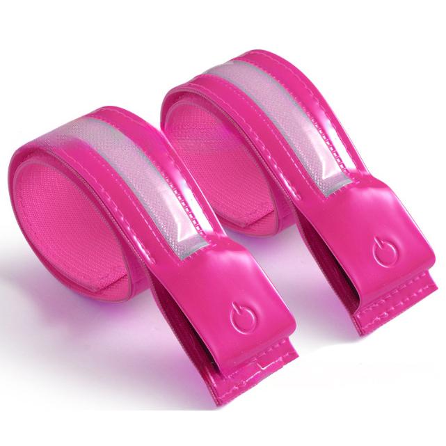 【2本セット】ランニングライト 点滅ライト 充電式  両手用 LED 2ライン反射材 アームバンド 夜間 ランニング ウォーキング |  | 10