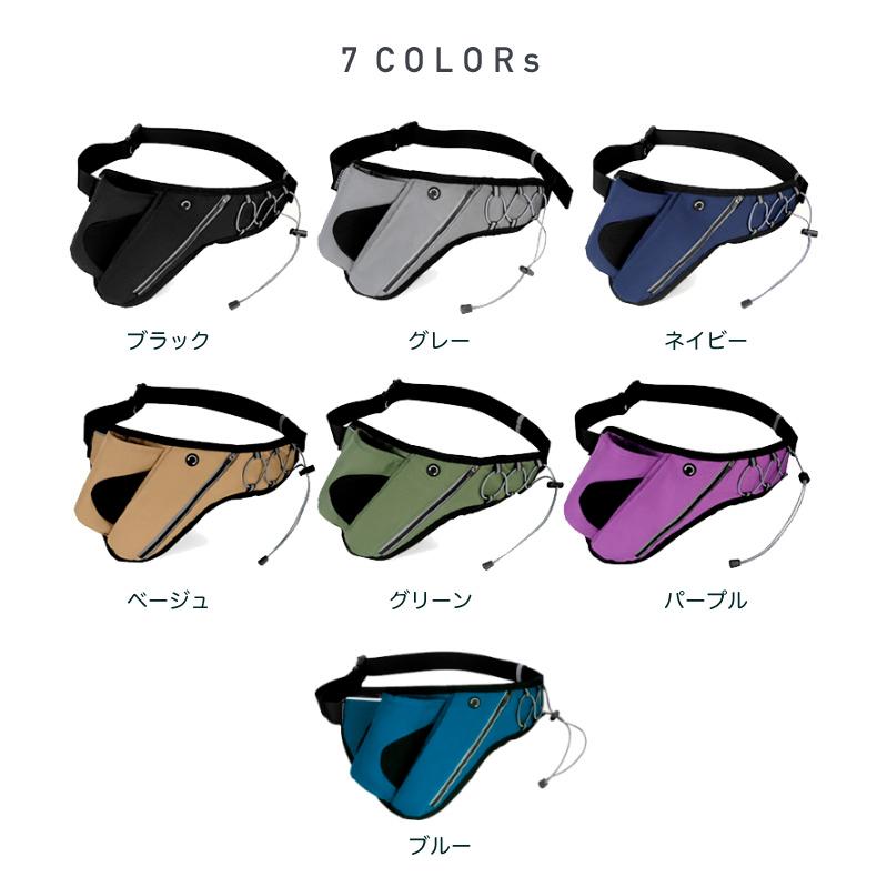 ランニング マラソン 大容量タイプ 給水ポケット付き ウエストバック 揺れにくい ボトルポーチ 軽量モデル フィットモデル ランニングポーチ ウエストポーチ 防 |  | 01