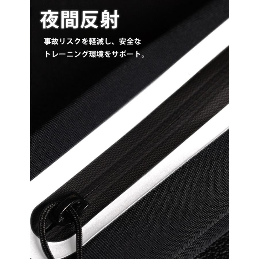 超軽量 ランニングポーチ ウエストポーチ ウエストバック  揺れにくい リフレクター 速乾生地　ナイトラン |  | 11