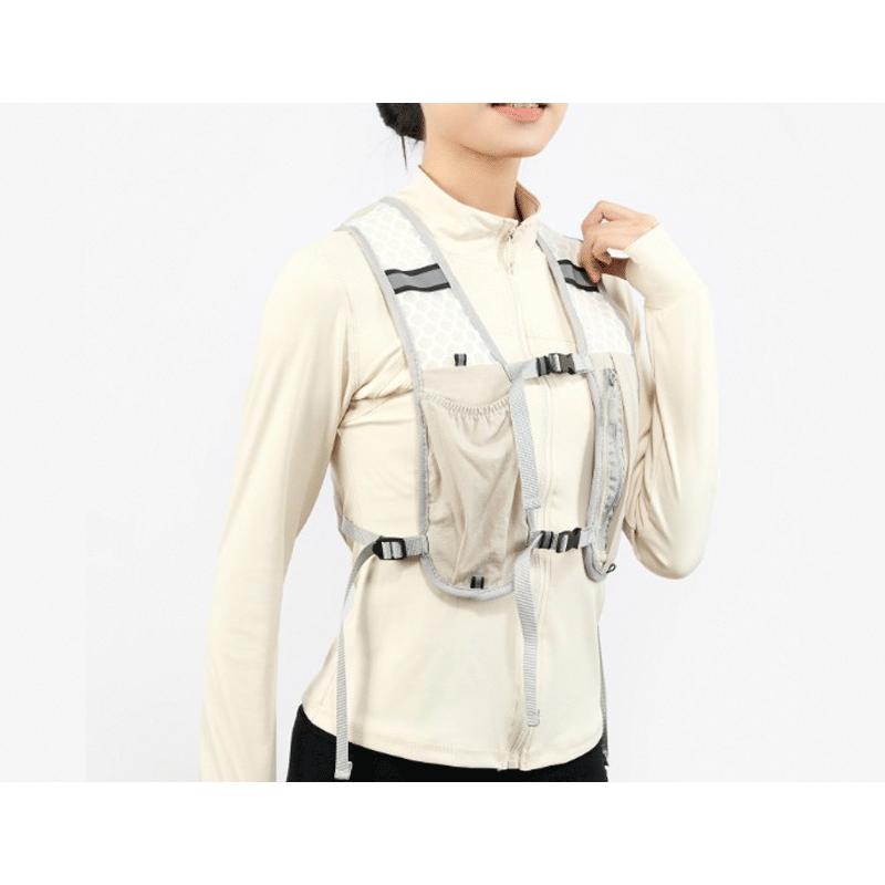 バックパック　ランニングベスト　通気性　リュック　ボトルポーチ　夜間　リフレクター　レディース　メンズ　軽量タイプ　速乾　通気性　防臭 |  | 12