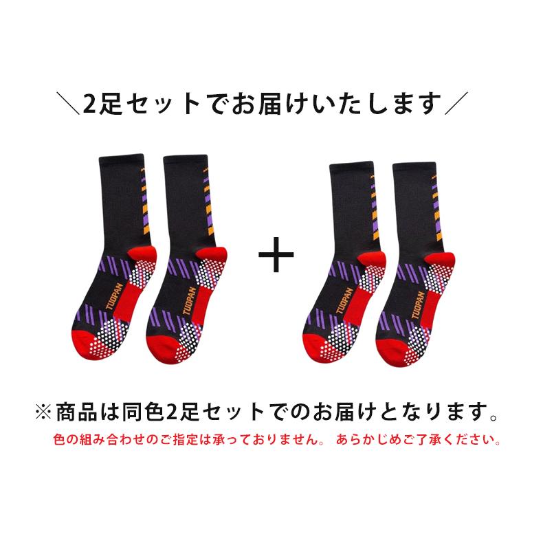 ランニングソックス 2足セット ミディアム丈 コンプレッション設計 滑り止めゴム付き  通気性メッシュ 靴ズレ予防 メンズ レディース スポーツソックス |  | 02