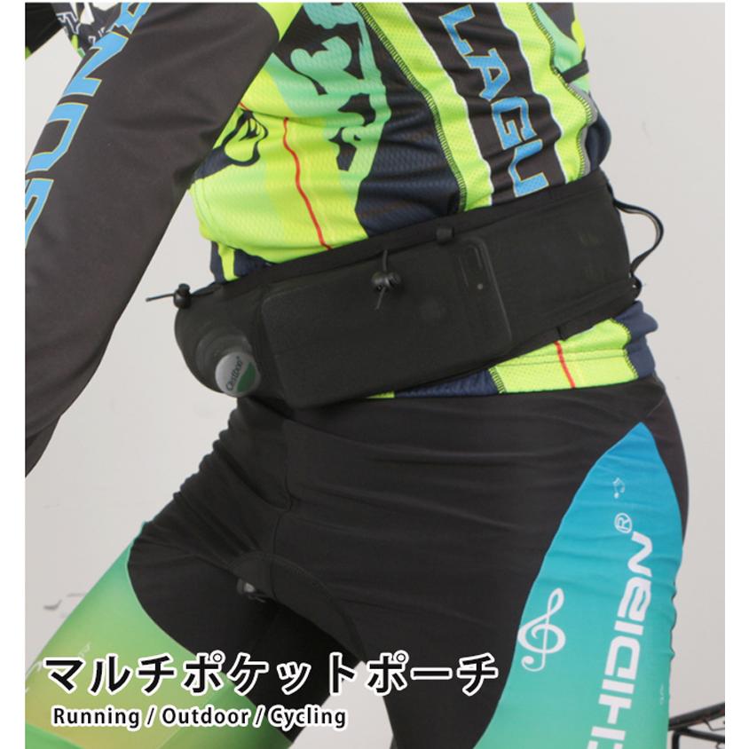 マルチポケット ランニングポーチ ウエストポーチ ジョギング　軽量　男女兼用　ウォーターボトルポーチ　ヨガ　GYM　ウエストバック　メンズ　レディース ボト |  | 03