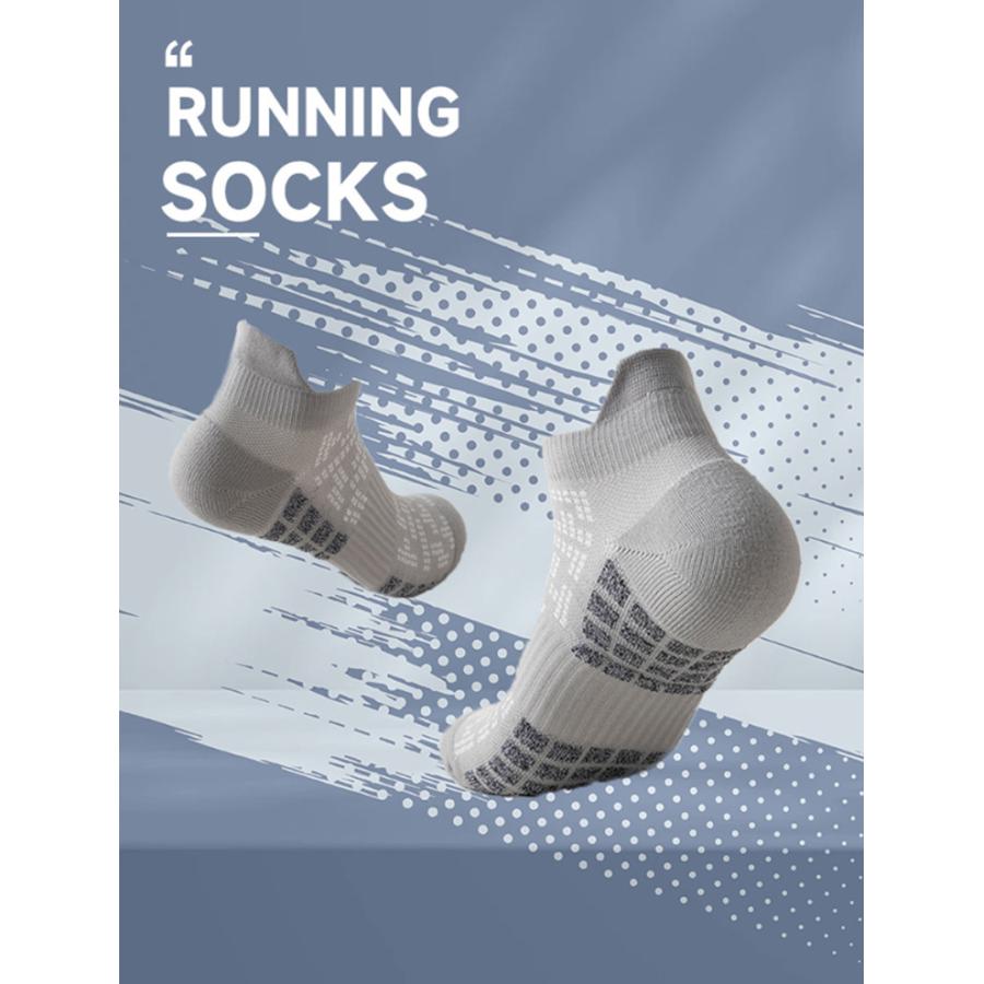 【3足セット】 ランニングソックス　衝撃吸収　クッション　速乾 通気性　ランニングウェア　メッシュ　靴ズレ予防　靴下　スポーツウェア メンズ　レディース |  | 04