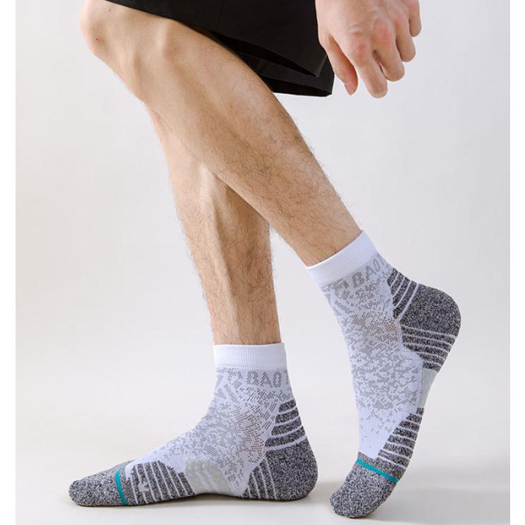 【2足セット】 ランニングソックス ミディアム丈 メンズ レディース 通気性 メッシュ 衝撃吸収 靴ズレ予防 アーチサポート スポーツソックス |  | 13