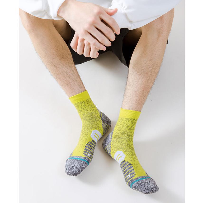 【2足セット】 ランニングソックス ミディアム丈 メンズ レディース 通気性 メッシュ 衝撃吸収 靴ズレ予防 アーチサポート スポーツソックス |  | 14