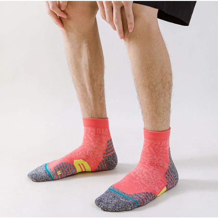 【2足セット】 ランニングソックス ミディアム丈 メンズ レディース 通気性 メッシュ 衝撃吸収 靴ズレ予防 アーチサポート スポーツソックス |  | 15