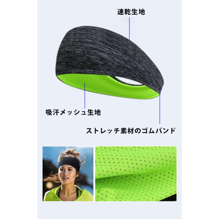 吸汗 ヘアバンド  3点セット 男女兼用 レディース メンズ スポーツ 汗 止め ヘッド バンド ヘアアクセサリー　ランニング　ヘアゴム　髪留め　660 |  | 07