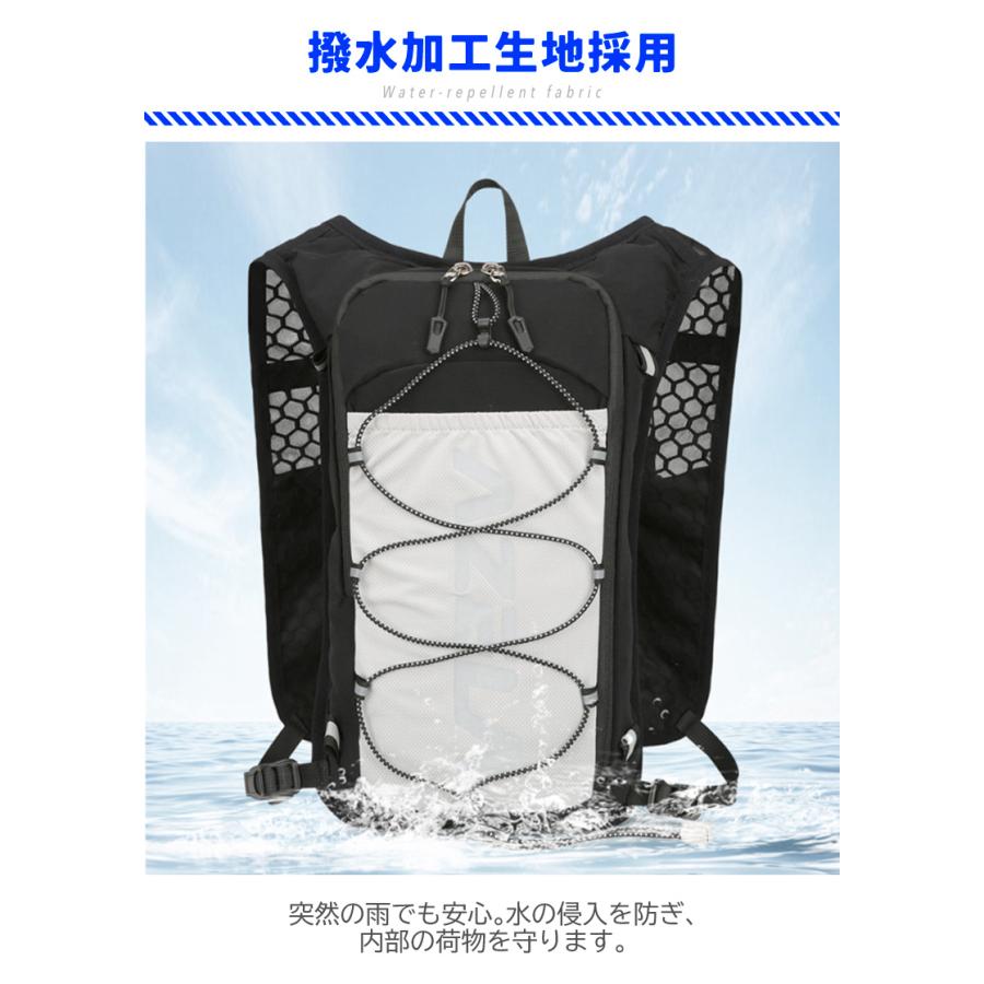 ランニング ベスト バッグ 3L AZELA 軽量 バックパック メンズ レディース 通気性 速乾 防臭 リフレクター付き リュック 自転車 サイクリング マラソン ジョギン |  | 04