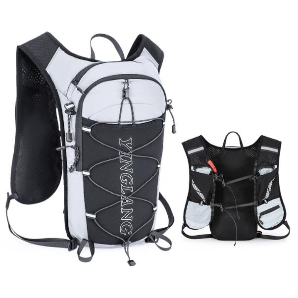 ランニング ベスト バッグ 5L YINGLANG 軽量 バックパック メンズ レディース 通気性 速乾 防臭 リフレクター付き リュック 自転車 サイクリング マラソン ジョ |  | 20