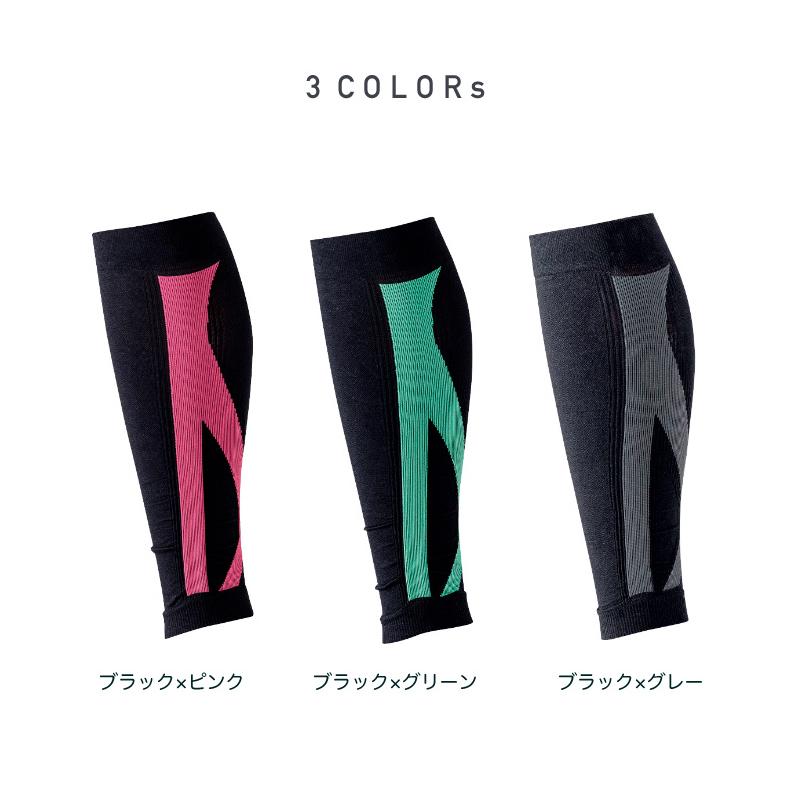 ふくらはぎ サポーター　コンプレッション　圧着　テーピングデザイン　カーフタイツ　レッグカバー　タイツ　スパッツ　スポーツウェア メンズ　レディース　ラ |  | 02