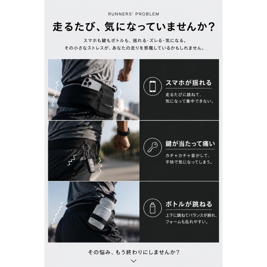 PITAT PRO ランニングポーチ  揺れない 保冷機能　耐熱シート  給水ポケット ウエストバック ジョギング 　ボトルポーチ ランニング ポーチ ウエストポーチ 防水 |  | 03