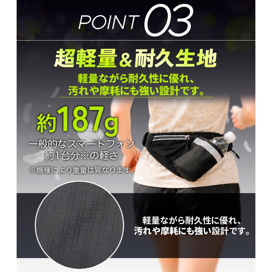 PITAT PRO ランニングポーチ  揺れない 保冷機能　耐熱シート  給水ポケット ウエストバック ジョギング 　ボトルポーチ ランニング ポーチ ウエストポーチ 防水 |  | 08