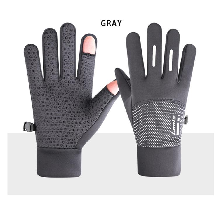 ランニンググローブ　裏起毛 指出しタイプ　スマホ タッチパネル対応　リフレクター　 自転車　撥水生地　サイクリング　スポーツ　アウトドア　防風　保温　速 |  | 12