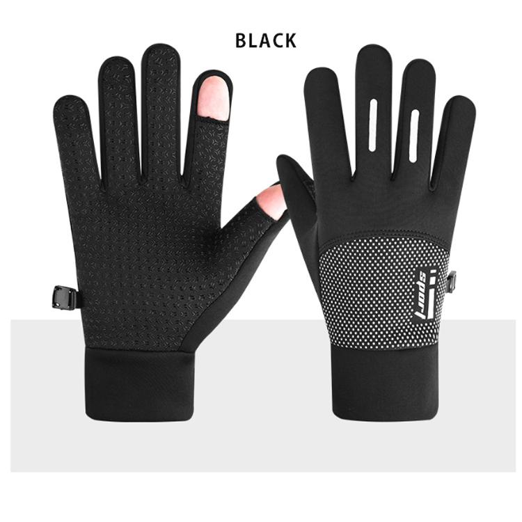 ランニンググローブ　裏起毛 指出しタイプ　スマホ タッチパネル対応　リフレクター　 自転車　撥水生地　サイクリング　スポーツ　アウトドア　防風　保温　速 |  | 13