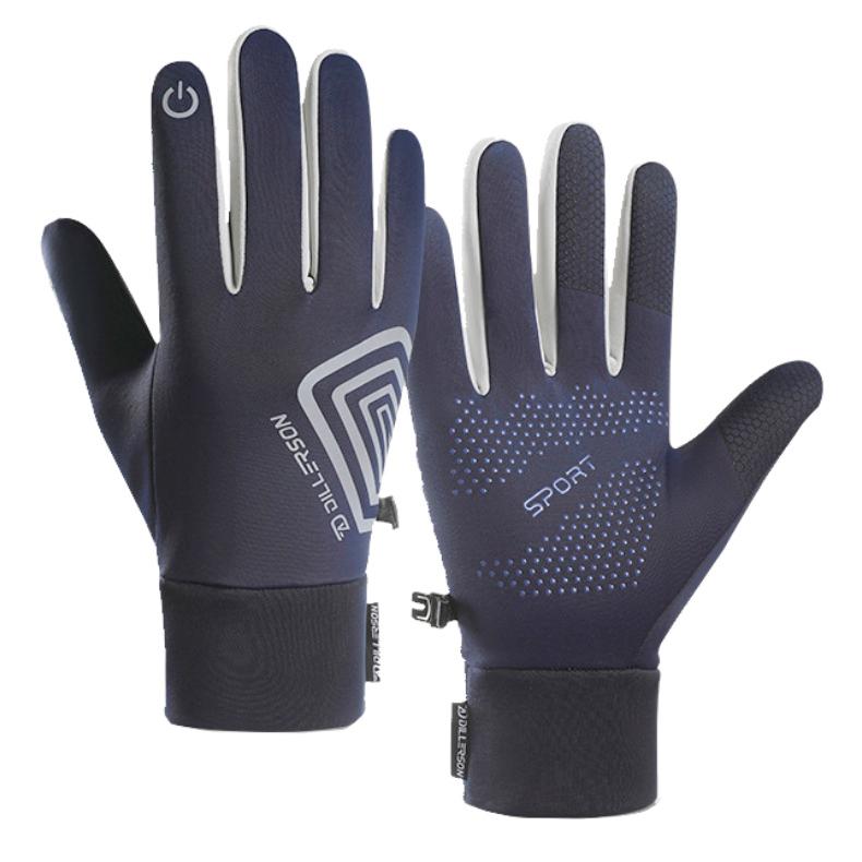 ランニンググローブ　リフレクター付き　スマホ タッチパネル対応　スリムフィット　自転車　撥水生地　サイクリング　スポーツ　アウトドア　防風　保温　速乾 |  | 13