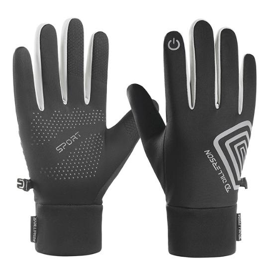 ランニンググローブ　リフレクター付き　スマホ タッチパネル対応　スリムフィット　自転車　撥水生地　サイクリング　スポーツ　アウトドア　防風　保温　速乾 |  | 14