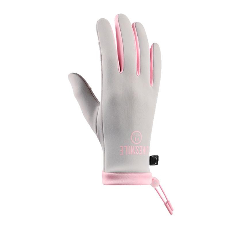ランニンググローブ　LIKESMILE　スマホ指出し操作対応　裏起毛　自転車　サイクリング　スポーツ　アウトドア　防風　保温　速乾  レディース　撥水　軽量　手 |  | 14