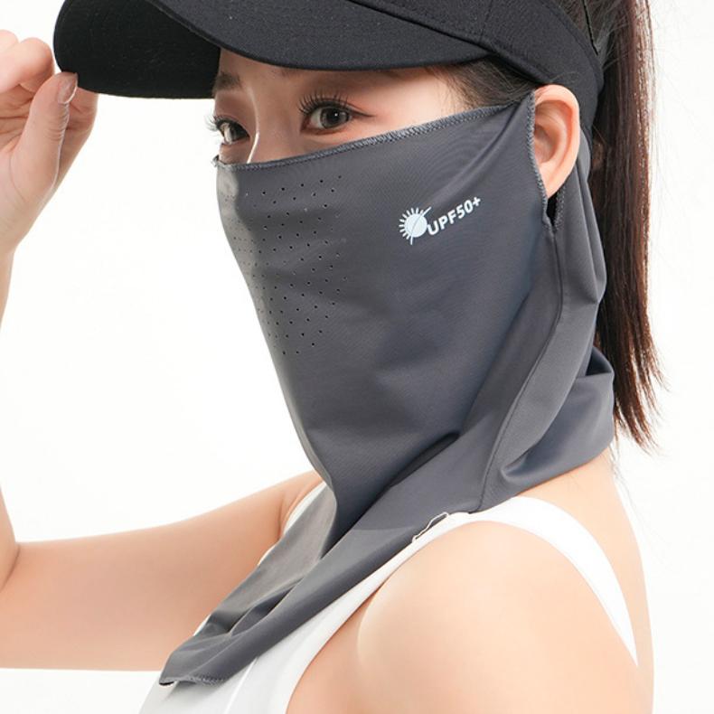 ランニング 接触冷感 ひんやり スポーツ UPF50 フェイスカバー フェイスマスク UVカット 日焼け防止 防風 日よけ フェイスガード レディース メンズ ウォーキン |  | 11