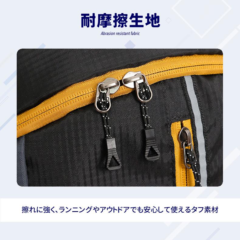 ランニングバックパック　8L　スポーツ　アウトドア サイクリング　トレッキング　リュック　メンズ　レディース　軽量タイプ　リフレクター　防水　速乾　通気 |  | 12