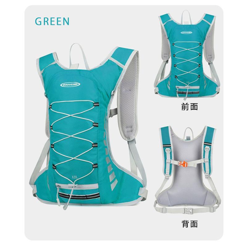 ランニング  バックパック 12L  SPORTS スポーツ アウトドア サイクリング リュック メンズ レディース 軽量タイプ リフレクター 速乾 通気性 防臭 |  | 14