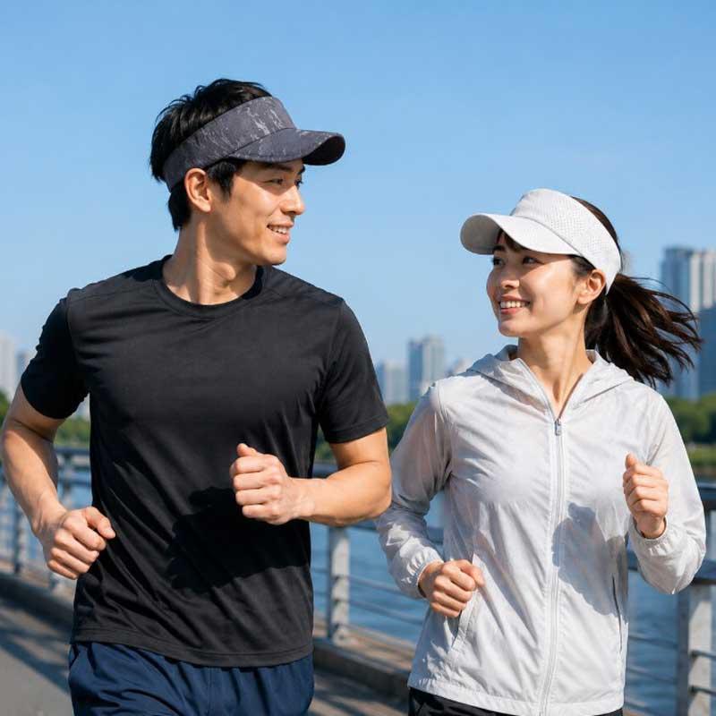 スポーツバイザー　メッシュ　日よけ　ランニング　ジョギング カモフラデザイン　アウトドア　観戦 サンバイザー　帽子　速乾　通気性 メンズ　レディース　 |  | 11