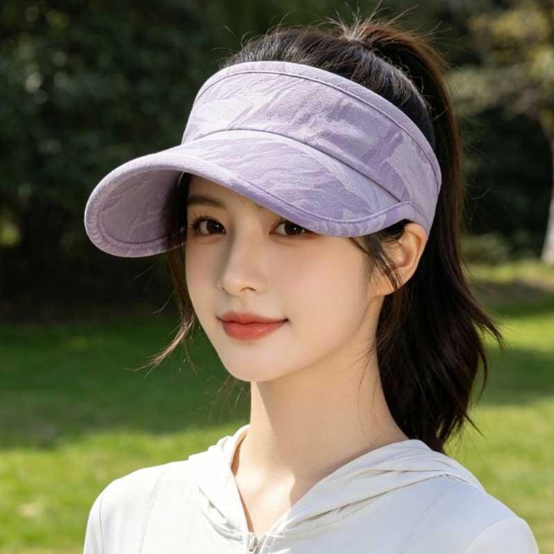 スポーツバイザー　日よけ　ランニング　ジョギング リーフデザイン　アウトドア　観戦 サンバイザー　帽子　速乾　通気性 メンズ　レディース　 |  | 15