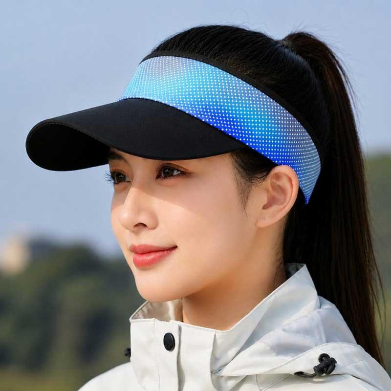 スポーツバイザー　日よけ　ランニング　撥水　ジョギング カラフルデザイン　アウトドア　観戦 サンバイザー　帽子　速乾　通気性 メンズ　レディース　 |  | 13