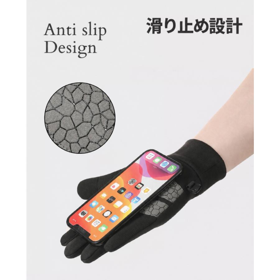 スマホ タッチパネル対応　ランニング　スポーツ　アウトドア　グローブ　防風　保温　速乾  メンズ　レディース　軽量　手袋 　防寒 ランニンググローブ |  | 06