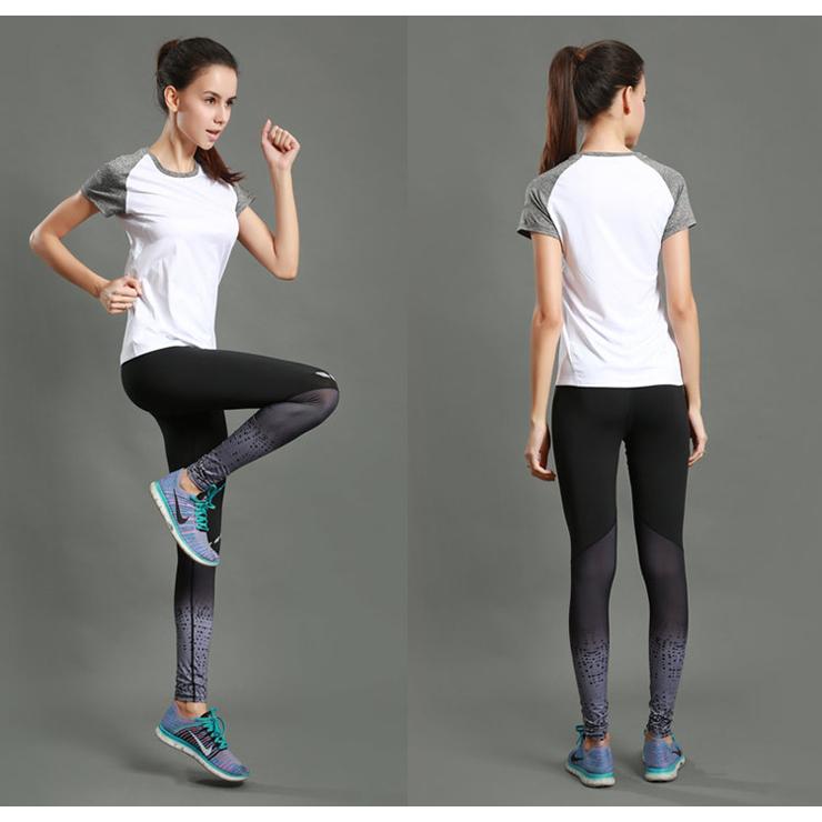 スパッツ スポーツタイツ 女性用 フィットネス 圧縮デザイン レギンス