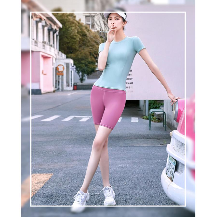 フィットネス gym 　スポーツウェア おしゃれ　ハーフタイツ　スパッツ　タイツ　ヨガ　ランニングウェア レディース 　機能性タイツ |  | 10