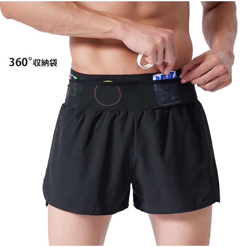 ランニングパンツ ショートパンツ メッシュポケット　インナータイツ付き　メンズ スポーツ　超軽量　夏用　メッシュデザイン　クイックドライ　ハーフパンツ　 |  | 15