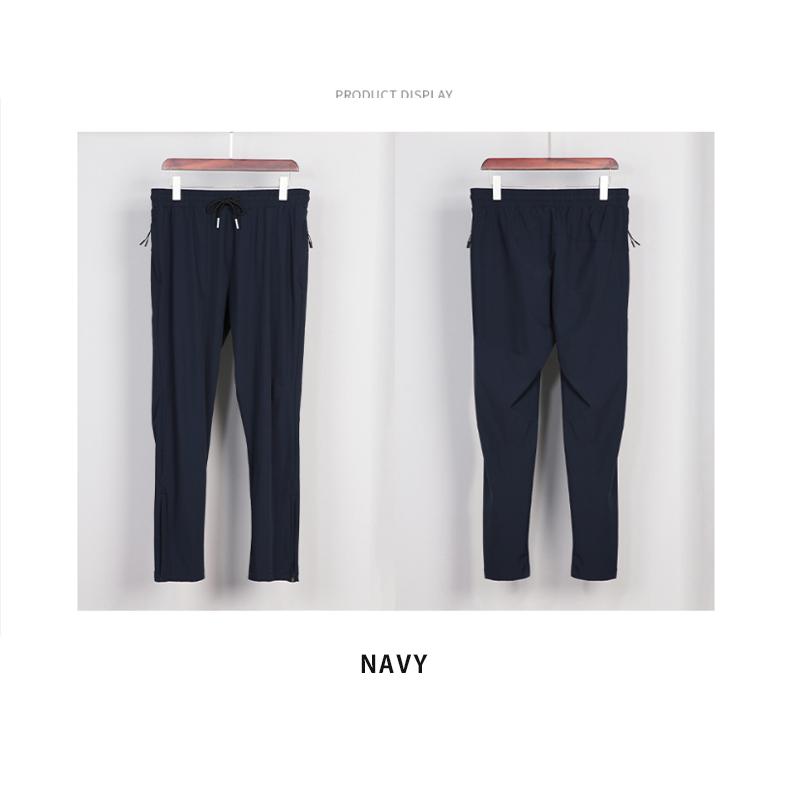 スポーツウェア スポーツパンツ ランニング 裾ファスナー 撥水生地 夏用 薄生地 速乾