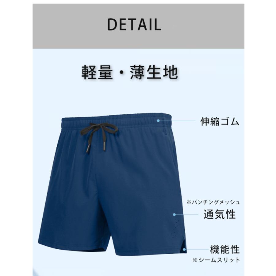 ランニングパンツ ショートパンツ メッシュポケット メンズ レディース