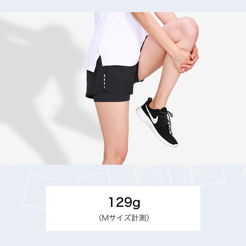 ランニングパンツ サイドメッシュ ショートパンツ インナータイツ付き