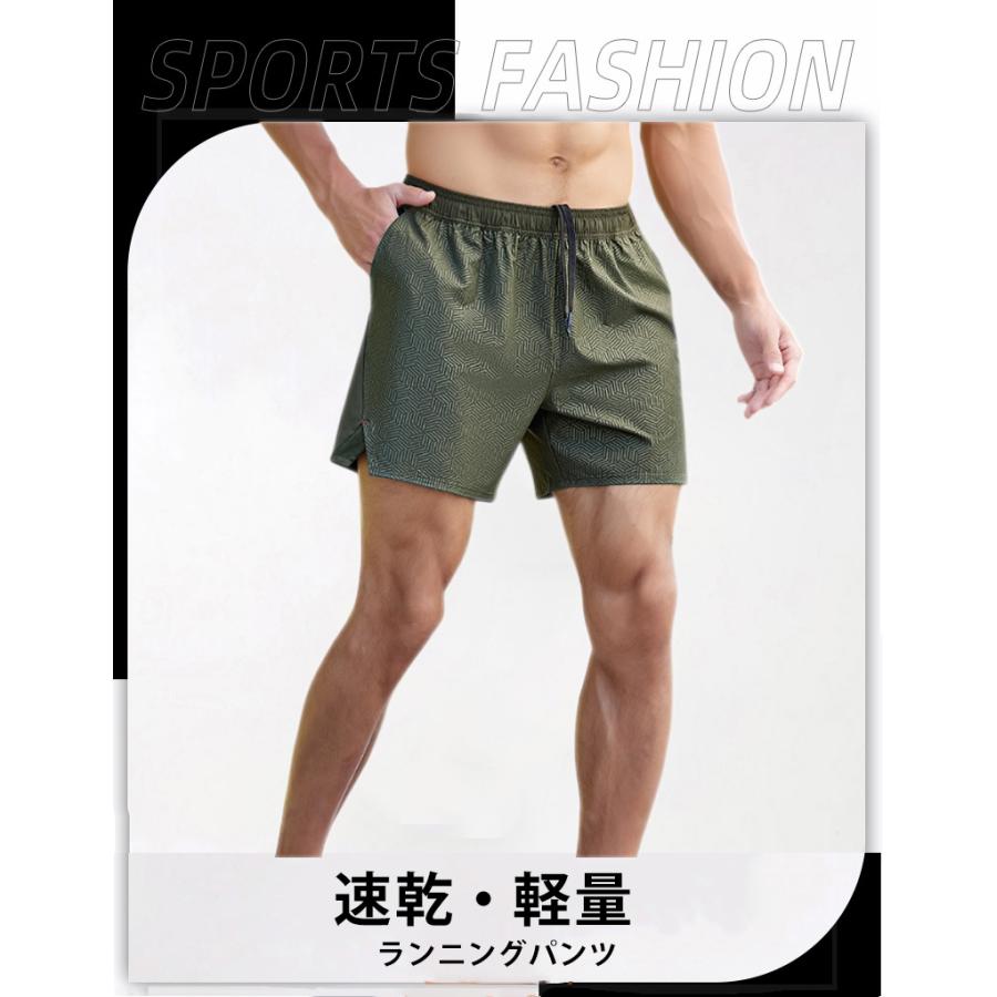 ランニングパンツ ショートパンツ メッシュポケット 25410 メンズ